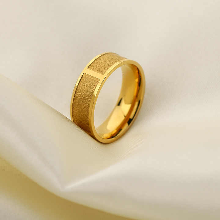 Stainless steel 18k gold plated