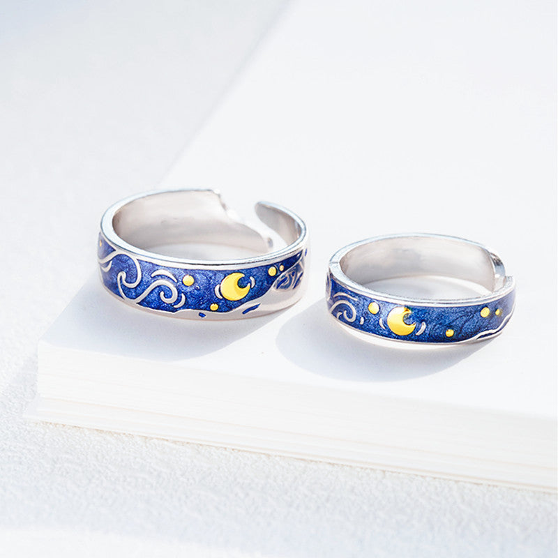 925 VAN GOGH RINGS PAIR