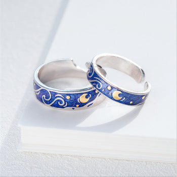 925 VAN GOGH RINGS PAIR