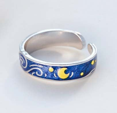 925 VAN GOGH RINGS PAIR