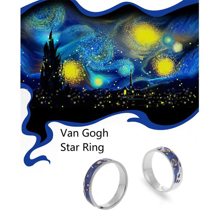 925 VAN GOGH RINGS PAIR